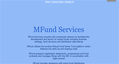 Desktop Screenshot of mfundservices.com